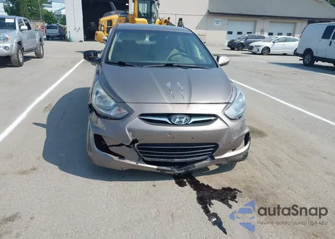 2012 Hyundai Accent Gls из США, поврежденный, VIN KMHCU4AEXCU114972